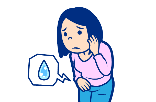 女性の膀胱炎の症状:残尿感・失禁